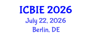 International Conference on Business and Information Engineering (ICBIE) July 22, 2026 - Berlin, Germany