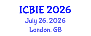 International Conference on Business and Information Engineering (ICBIE) July 26, 2026 - London, United Kingdom