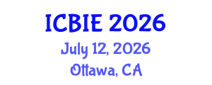 International Conference on Business and Information Engineering (ICBIE) July 12, 2026 - Ottawa, Canada