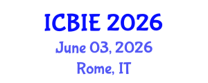 International Conference on Business and Information Engineering (ICBIE) June 03, 2026 - Rome, Italy