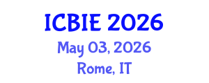 International Conference on Business and Information Engineering (ICBIE) May 03, 2026 - Rome, Italy