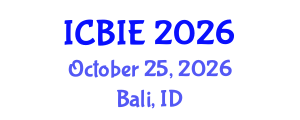 International Conference on Business and Information Engineering (ICBIE) October 25, 2026 - Bali, Indonesia