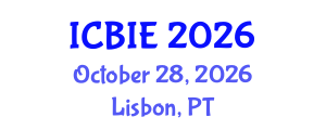 International Conference on Business and Information Engineering (ICBIE) October 28, 2026 - Lisbon, Portugal