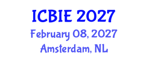 International Conference on Business and Information Engineering (ICBIE) February 08, 2027 - Amsterdam, Netherlands International Conference on Business and Information Engineering (ICBIE) February 08, 2027 - Amsterdam, Netherlands