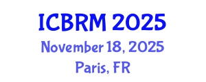 International Conference on Business and Retail Management (ICBRM) November 18, 2025 - Paris, France