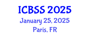 International Conference on Business and Social Sciences (ICBSS) January 25, 2025 - Paris, France