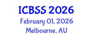 International Conference on Business and Social Sciences (ICBSS) February 01, 2026 - Melbourne, Australia