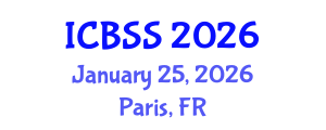 International Conference on Business and Social Sciences (ICBSS) January 25, 2026 - Paris, France