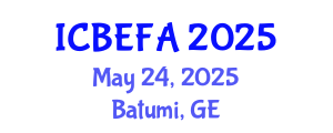 International Conference on Business, Economics and Financial Applications (ICBEFA) May 24, 2025 - Batumi, Georgia