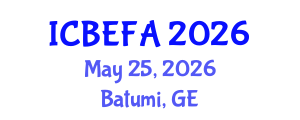 International Conference on Business, Economics and Financial Applications (ICBEFA) May 25, 2026 - Batumi, Georgia International Conference on Business, Economics and Financial Applications (ICBEFA) May 25, 2026 - Batumi, Georgia