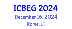 International Conference on Business, Economics and Globalization (ICBEG) December 16, 2024 - Rome, Italy