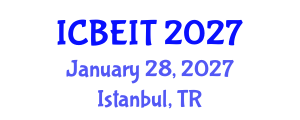 International Conference on Business, Economics and Information Technology (ICBEIT) January 28, 2027 - Istanbul, Turkey International Conference on Business, Economics and Information Technology (ICBEIT) January 28, 2027 - Istanbul, Turkey