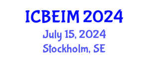 International Conference on Business, Economics and Innovation Management (ICBEIM) July 15, 2024 - Stockholm, Sweden