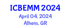 International Conference on Business, Economics and Marketing Management (ICBEMM) April 04, 2024 - Athens, Greece