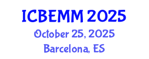 International Conference on Business, Economics and Marketing Management (ICBEMM) October 25, 2025 - Barcelona, Spain