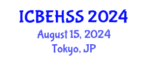 International Conference on Business, Economics, Humanities and Social Sciences (ICBEHSS) August 15, 2024 - Tokyo, Japan