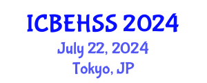 International Conference on Business, Economics, Humanities and Social Sciences (ICBEHSS) July 22, 2024 - Tokyo, Japan