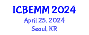 International Conference on Business, Economics, Management and Marketing (ICBEMM) April 25, 2024 - Seoul, Republic of Korea