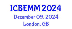 International Conference on Business, Economics, Management and Marketing (ICBEMM) December 09, 2024 - London, United Kingdom
