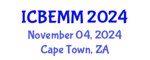 International Conference on Business, Economics, Management and Marketing (ICBEMM) November 04, 2024 - Cape Town, South Africa