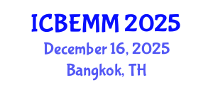 International Conference on Business, Economics, Management and Marketing (ICBEMM) December 16, 2025 - Bangkok, Thailand