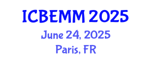 International Conference on Business, Economics, Management and Marketing (ICBEMM) June 24, 2025 - Paris, France