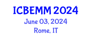 International Conference on Business, Economics, Marketing and Management (ICBEMM) June 03, 2024 - Rome, Italy