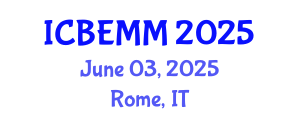 International Conference on Business, Economics, Marketing and Management (ICBEMM) June 03, 2025 - Rome, Italy