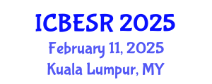 International Conference on Business Ethics and Social Responsibility (ICBESR) February 11, 2025 - Kuala Lumpur, Malaysia