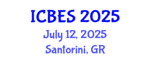 International Conference on Business Ethics and Sustainability (ICBES) July 12, 2025 - Santorini, Greece