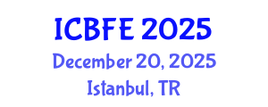 International Conference on Business, Finance and Economics (ICBFE) December 20, 2025 - Istanbul, Turkey