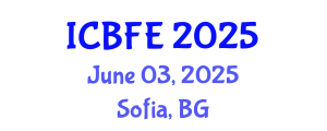 International Conference on Business, Finance and Economics (ICBFE) June 03, 2025 - Sofia, Bulgaria