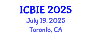 International Conference on Business Incubation and Entrepreneurship (ICBIE) July 19, 2025 - Toronto, Canada