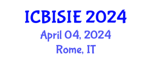 International Conference on Business Information Systems and Information Engineering (ICBISIE) April 04, 2024 - Rome, Italy