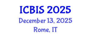 International Conference on Business Information Systems (ICBIS) December 13, 2025 - Rome, Italy