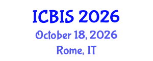 International Conference on Business Information Systems (ICBIS) October 18, 2026 - Rome, Italy