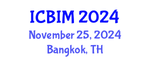 International Conference on Business Innovation and Management (ICBIM) November 25, 2024 - Bangkok, Thailand