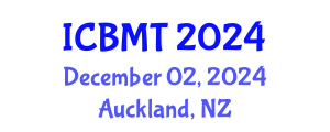 International Conference on Business, Marketing and Tourism (ICBMT) December 02, 2024 - Auckland, New Zealand