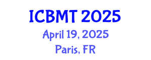 International Conference on Business, Marketing and Tourism (ICBMT) April 19, 2025 - Paris, France