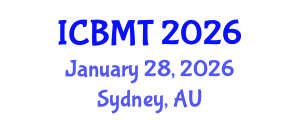 International Conference on Business, Marketing and Tourism (ICBMT) January 28, 2026 - Sydney, Australia