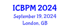 International Conference on Business Process Management (ICBPM) September 19, 2024 - London, United Kingdom