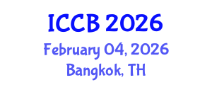 International Conference on Cancer Bioinformatics (ICCB) February 04, 2026 - Bangkok, Thailand
