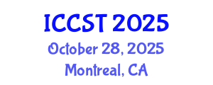 International Conference on Cancer Science and Therapy (ICCST) October 28, 2025 - Montreal, Canada