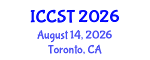 International Conference on Cancer Science and Therapy (ICCST) August 14, 2026 - Toronto, Canada International Conference on Cancer Science and Therapy (ICCST) August 14, 2026 - Toronto, Canada