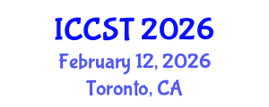 International Conference on Cancer Science and Therapy (ICCST) February 12, 2026 - Toronto, Canada International Conference on Cancer Science and Therapy (ICCST) February 12, 2026 - Toronto, Canada