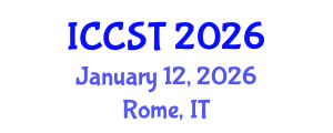 International Conference on Cancer Science and Therapy (ICCST) January 12, 2026 - Rome, Italy International Conference on Cancer Science and Therapy (ICCST) January 12, 2026 - Rome, Italy