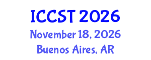 International Conference on Cancer Science and Therapy (ICCST) November 18, 2026 - Buenos Aires, Argentina International Conference on Cancer Science and Therapy (ICCST) November 18, 2026 - Buenos Aires, Argentina