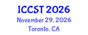 International Conference on Cancer Science and Therapy (ICCST) November 29, 2026 - Toronto, Canada International Conference on Cancer Science and Therapy (ICCST) November 29, 2026 - Toronto, Canada