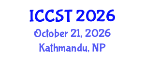 International Conference on Cancer Science and Therapy (ICCST) October 21, 2026 - Kathmandu, Nepal International Conference on Cancer Science and Therapy (ICCST) October 21, 2026 - Kathmandu, Nepal