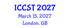 International Conference on Cancer Science and Therapy (ICCST) March 15, 2027 - London, United Kingdom International Conference on Cancer Science and Therapy (ICCST) March 15, 2027 - London, United Kingdom
